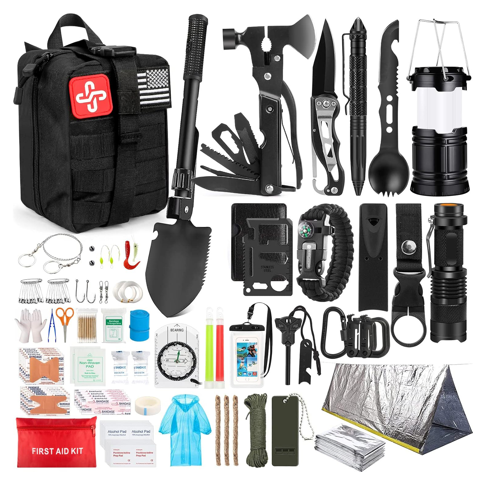 OEM Molle System Compatible Emergency Survival Kit