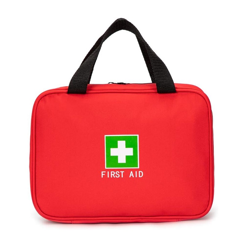 Portable Red First Aid Bag